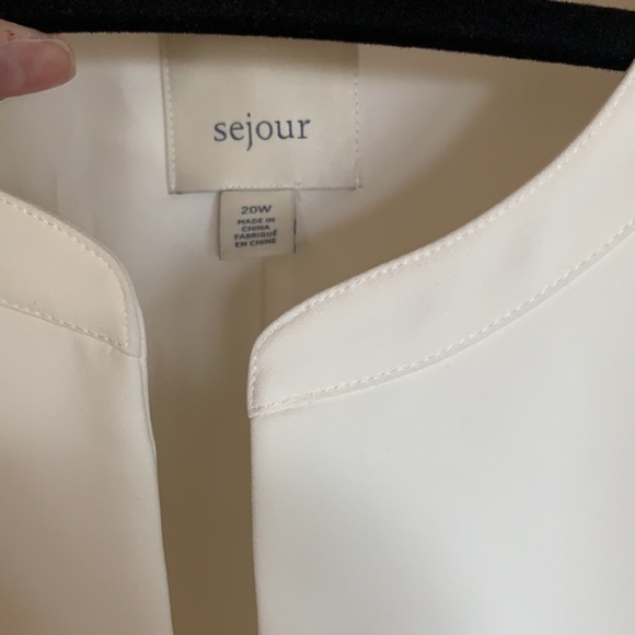 Oversized Blazer Nordstrom Fully Lined cream Blazer Jacket Zipper Pocket… - Picture 8 of 13